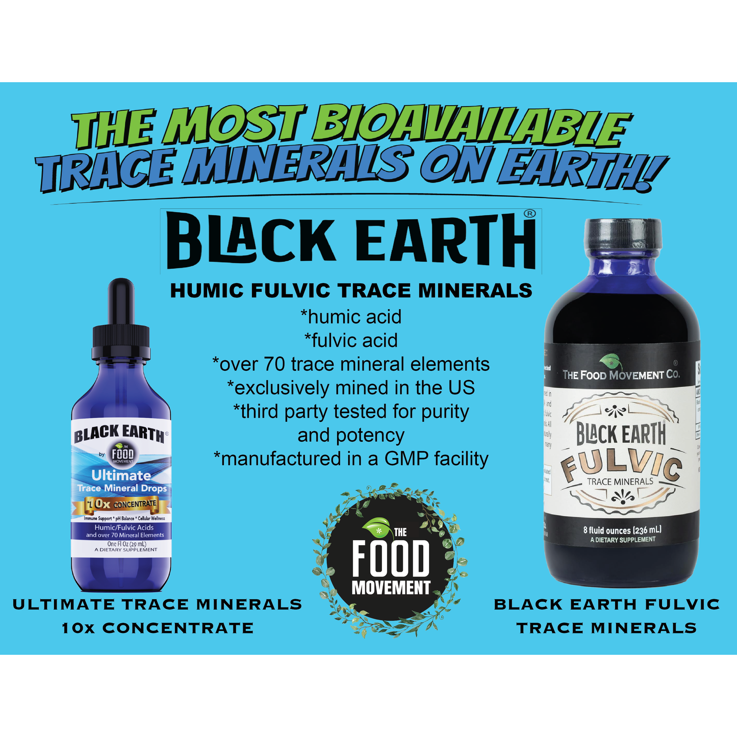 Alkalize 55 - the original food and trace mineral based formula made with Black Earth minerals