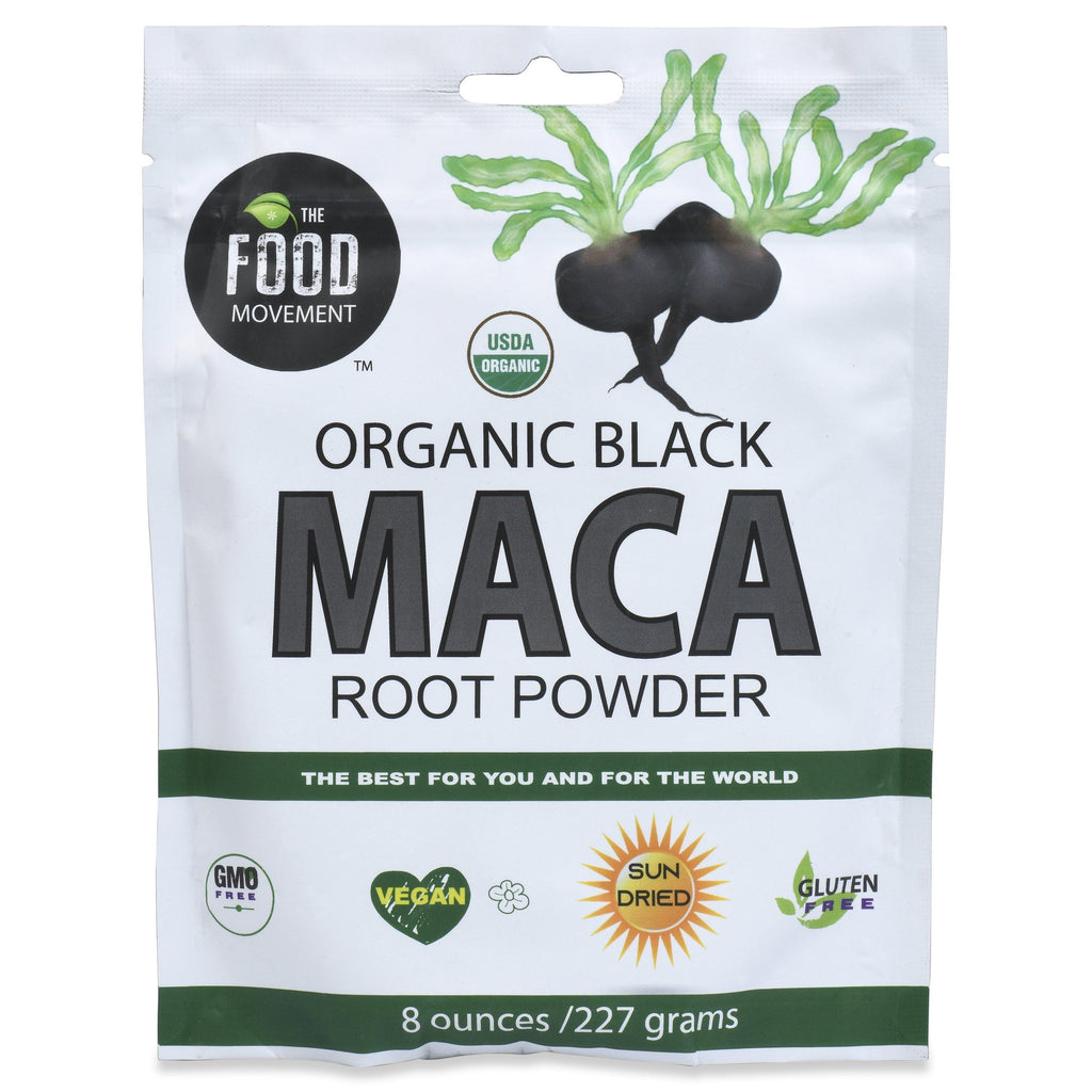 BLACK MACA, ORGANIC 8 OZ POUCH - The Food Movement Co.