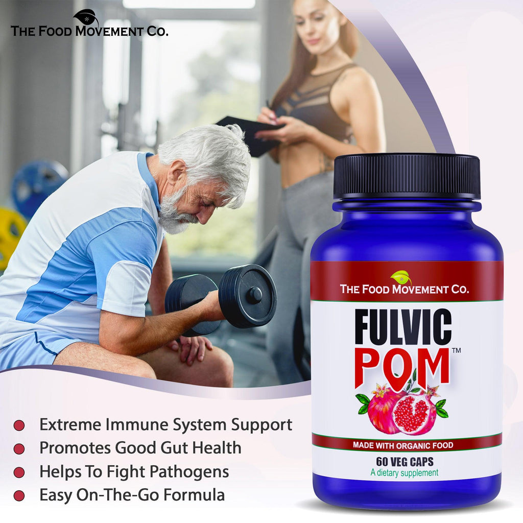 Fulvic POM - 60 vegan capsules - The Food Movement Natural Products Company