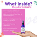Zeolite Detox 4 Kids, Organic Grape Flavor - Gentle Zeolite Liquid with Black Earth Humic and Fulvic Acid, Supports Natural Detoxification, 1 fl oz Pump Spray