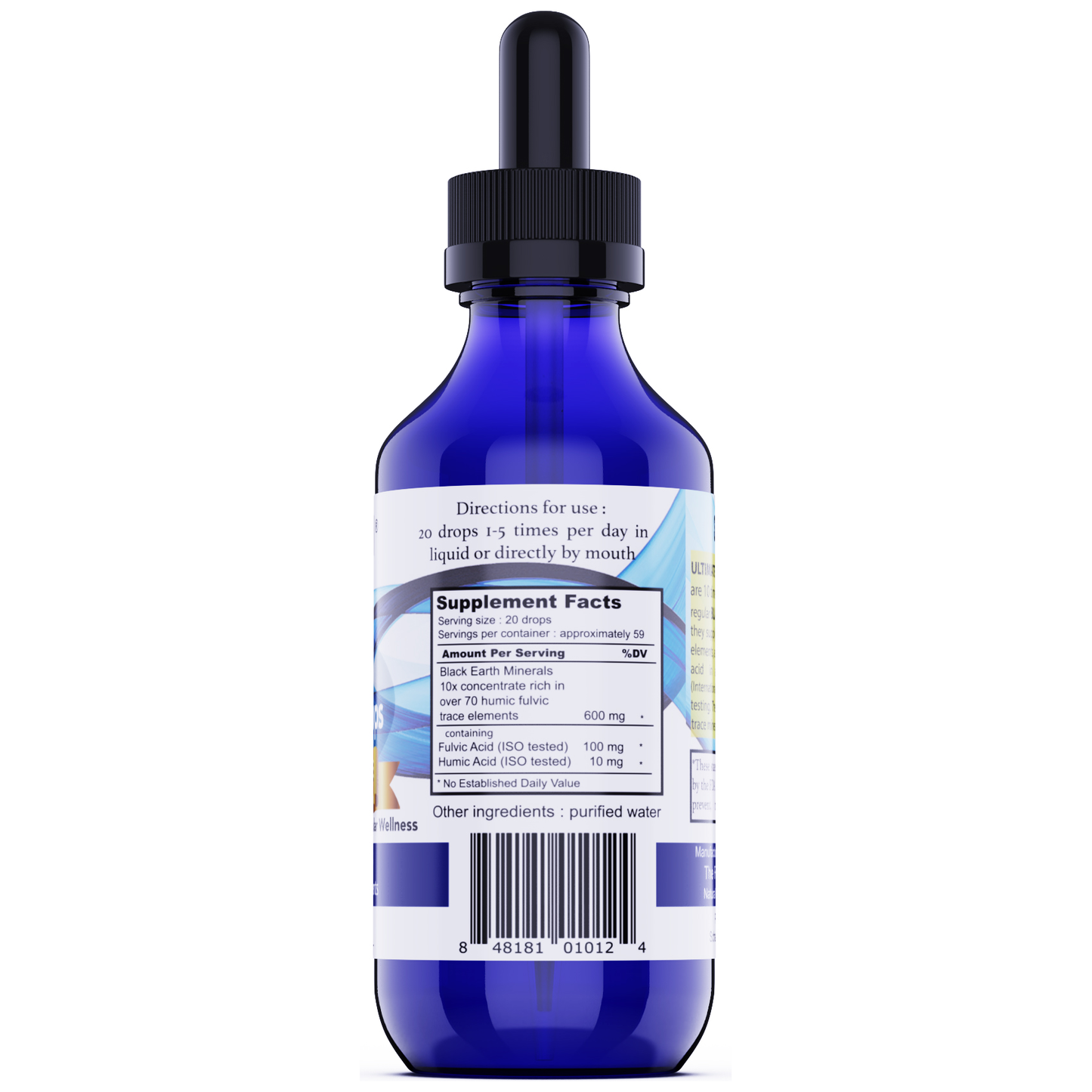 Black Earth - Ultimate Trace Minerals 10x concentrate