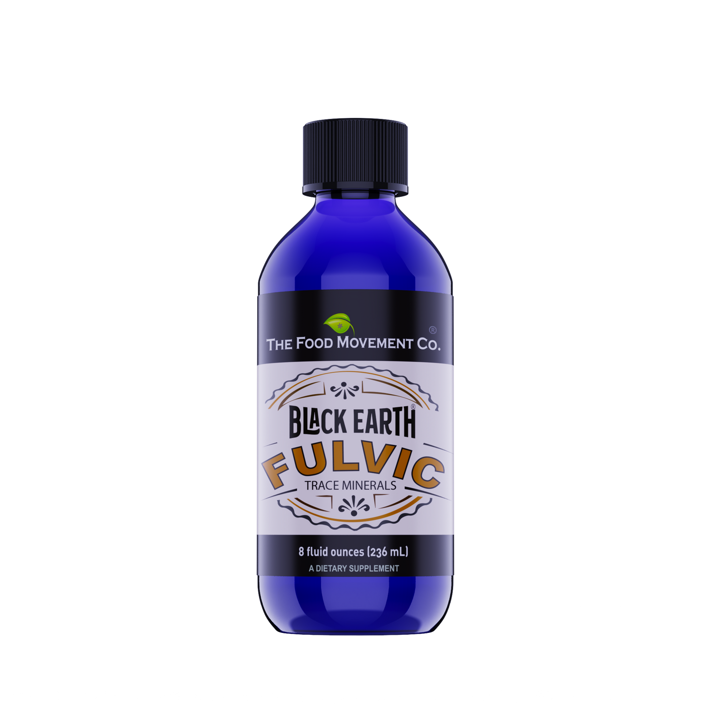 Black Earth® Fulvic - trace mineral liquid supplement 8 oz.