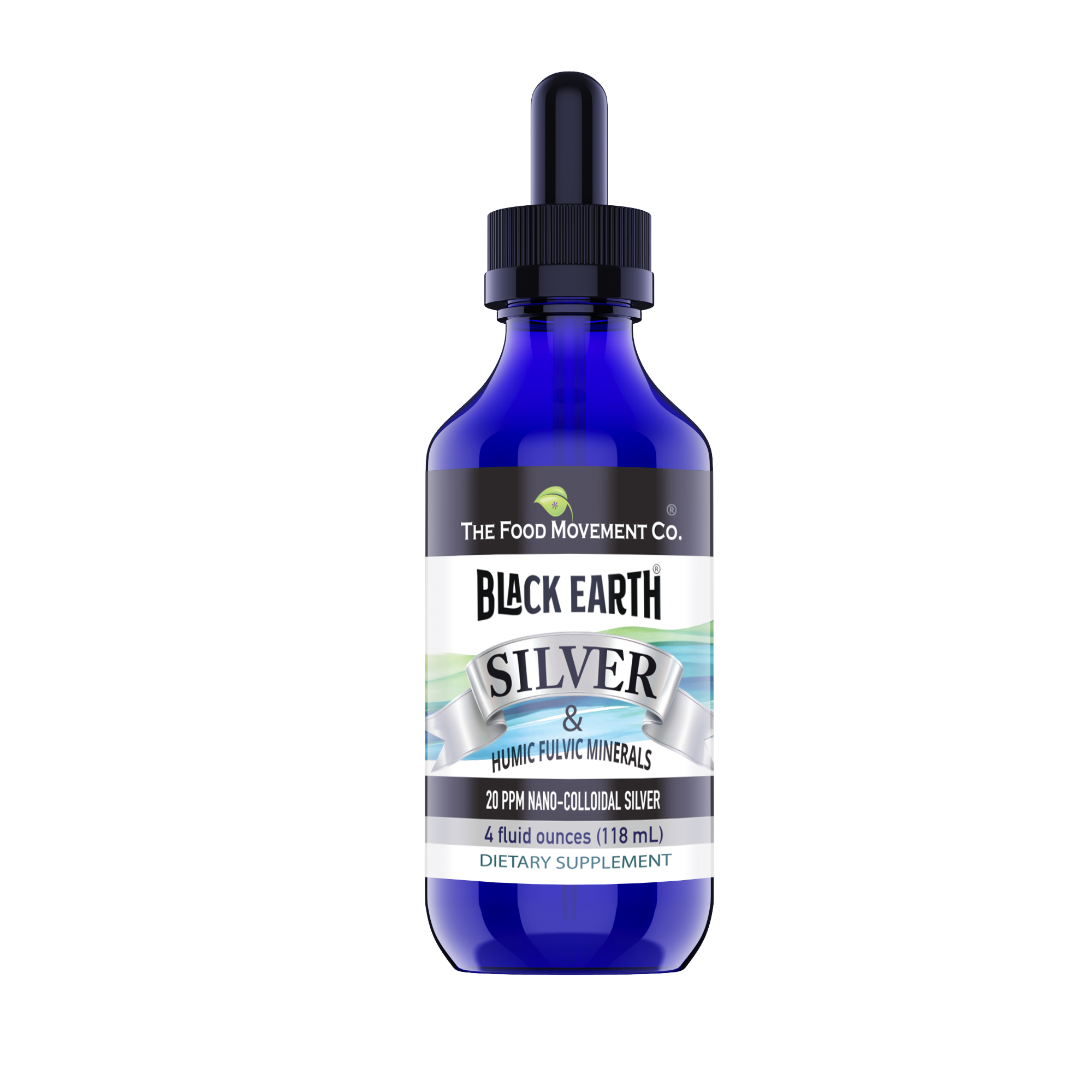 Black Earth® Silver - Silver 20 ppm with Humic and Fulvic Acids