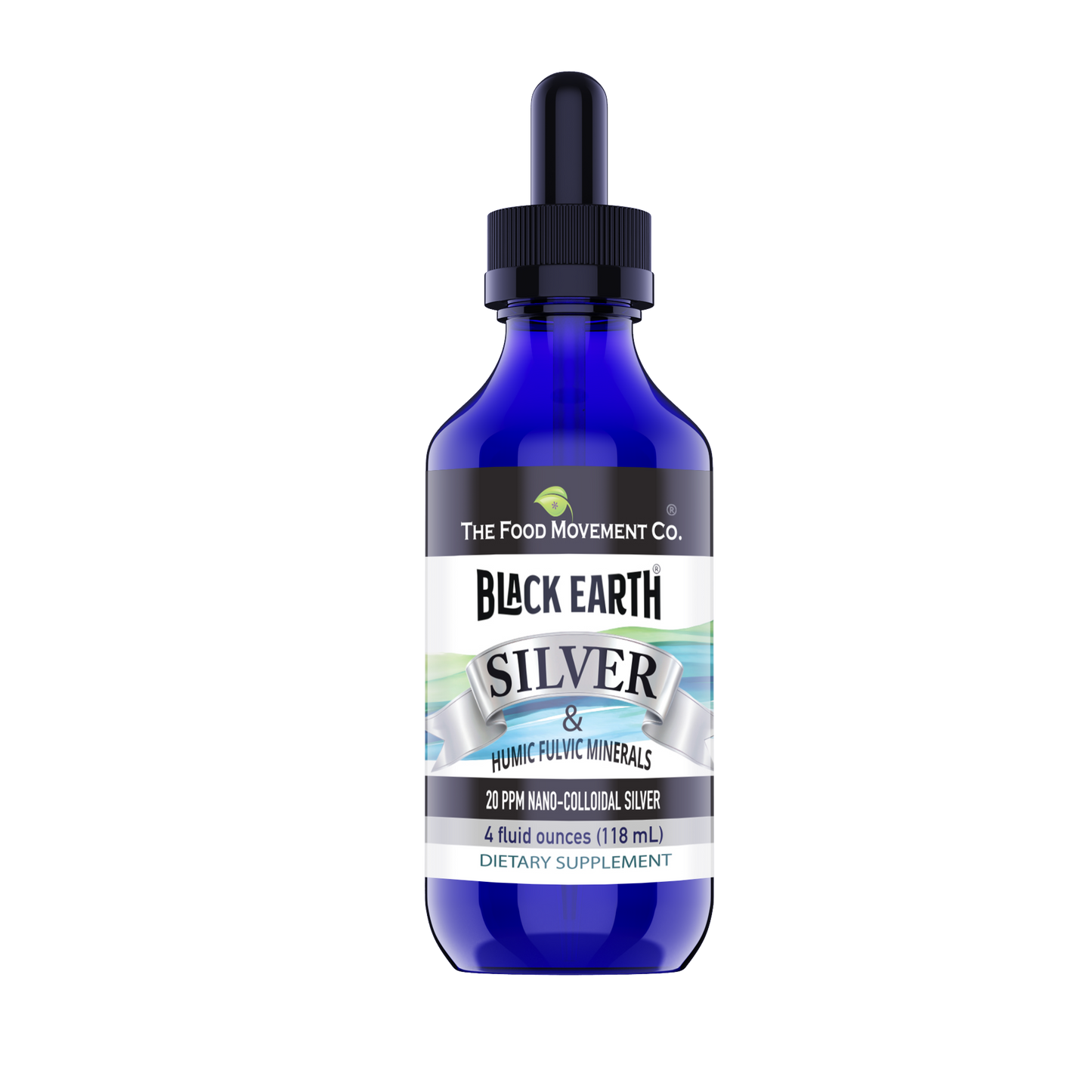 Black Earth® Silver - Silver 20 ppm with Humic and Fulvic Acids