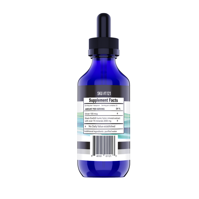 Black Earth® Silver - Silver 20 ppm with Humic and Fulvic Acids