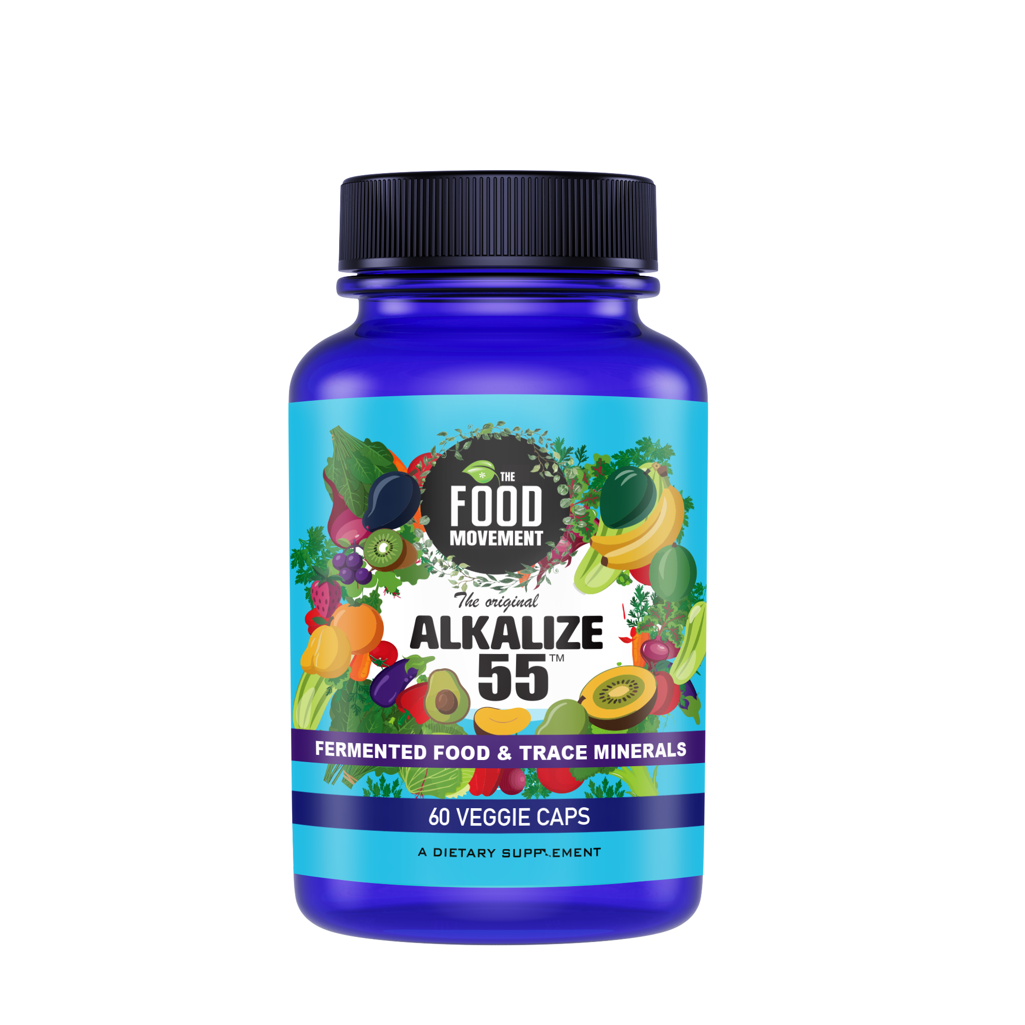 Alkalize 55 - the original food and trace mineral based formula made with Black Earth minerals