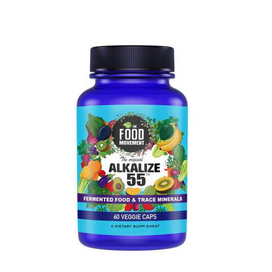 Alkalize 55 - the original food and trace mineral based formula made with Black Earth minerals