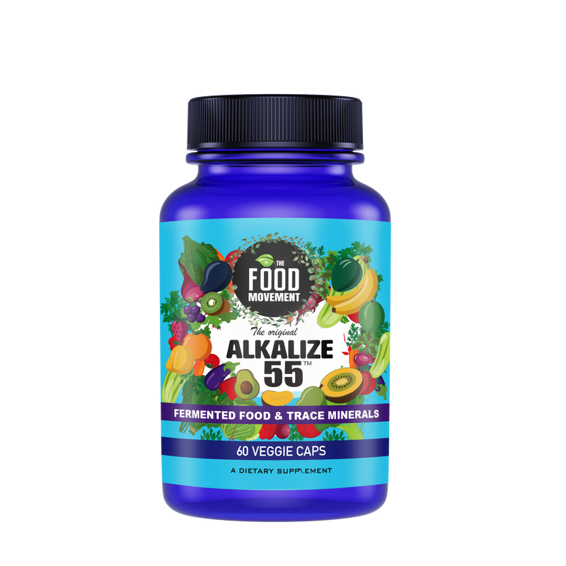 Alkalize 55 - the original food and trace mineral based formula made with Black Earth minerals