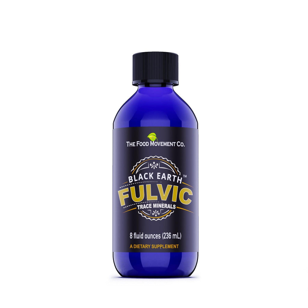 Black Earth Fulvic Trace Minerals (8 ounces) - The Food Movement Co.