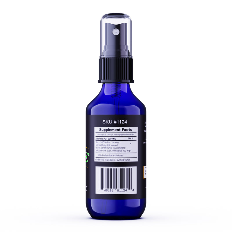 Black Earth® Zeolite detox spray 1 oz