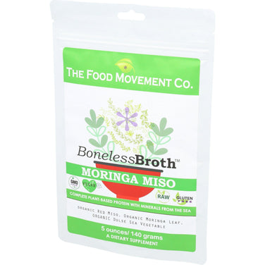 Boneless Broth - Moringa Miso 5 oz pouch - The Food Movement