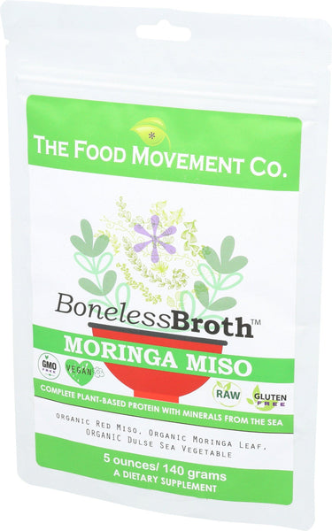 Boneless Broth - Moringa Miso 5 oz pouch - The Food Movement