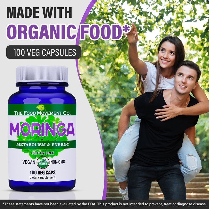 Moringa, organic - 100 vegcaps