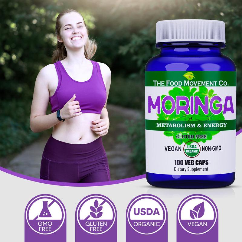 Moringa, organic - 100 vegcaps