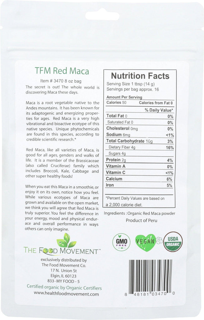 Red Maca - The Food Movement