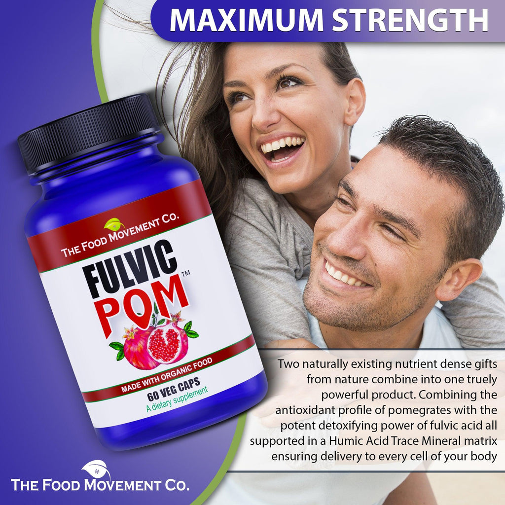 Fulvic POM - 60 vegan capsules - The Food Movement Natural Products Company