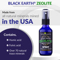 Black Earth® Zeolite detox spray 1 oz